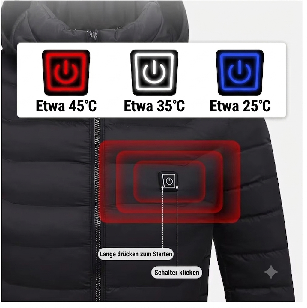 USB Self Heating Jacket